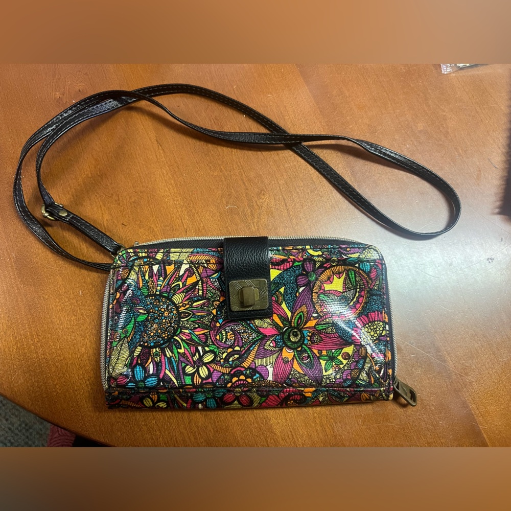 Colorful Floral Women's Crossbody Bag